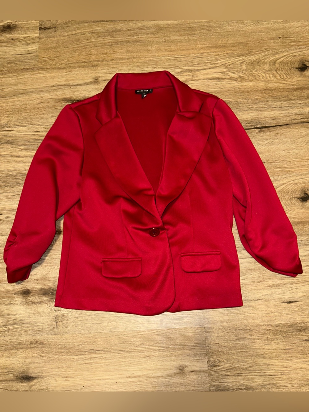 WILLIAM RAST Women's Red Single-Button Blazer
